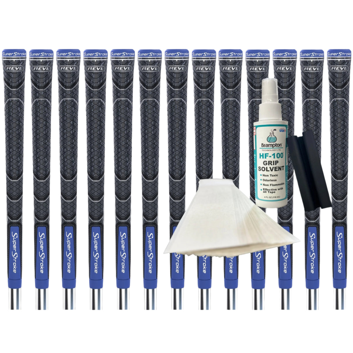 Super Stroke REVL Element (Half-Cord) Midsize (13pcs Grips + Golf Grip Kit)