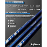 (ASSEMBLED) Fujikura 2024 Ventus Blue Graphite with Velocore+ Shaft with Adapter Tip (Callaway / Cobra / Ping / Mizuno / TaylorMade / Titleist) + Grip