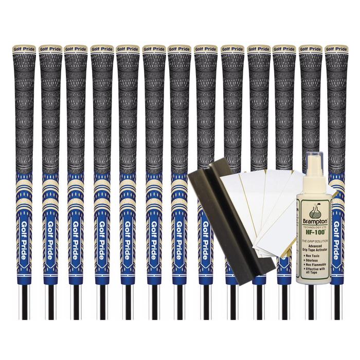 Golf Pride MCC TEAMS (New Decade) Standard Grip - NAVY/GOLD (13pcs + Golf Grip Kit)