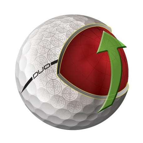 Wilson DUO Golf Ball (12 pack) - Orange