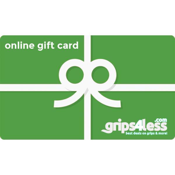 $20 Grips4less Gift Card (Free with 10+ Golf Pride Grips)