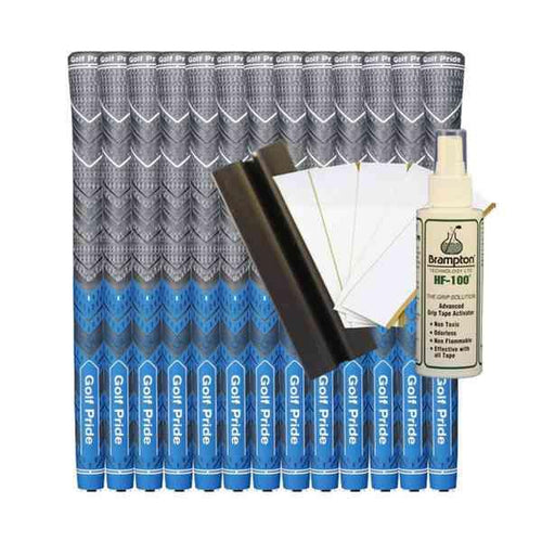 Grip Kit with Golf Pride MCC PLUS4 Standard Grip - Blue