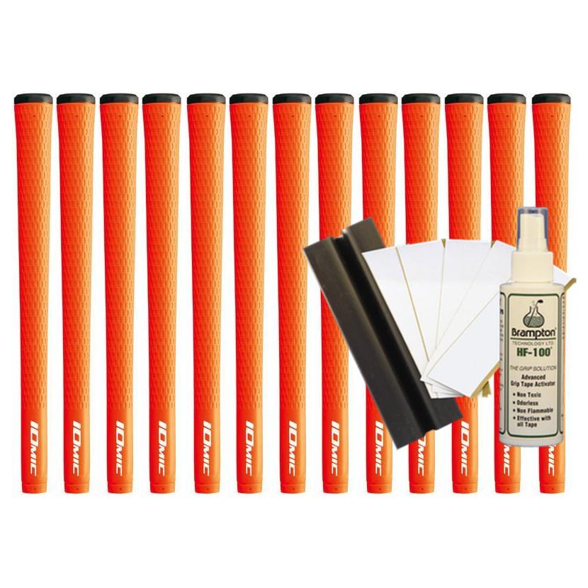 IOMIC mimic ゴルフグリップ オレンジ 13本セット Iomic Sticky 2.3 (13pcs + Golf Grip Kit) – Grips4Less