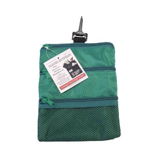 Golf Multi-Pocket Tote Hand Bag and Valuables Pouch