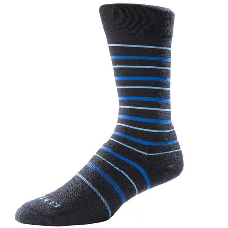 KentWool 19th Hole Collection New Stripes Golf Sock (Dress Sock)