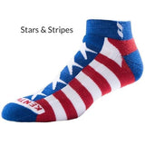 KentWool Women's USA Classic Ankle Golf Sock - Stars & Stripes
