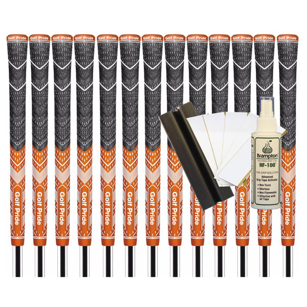 Golf Pride MCC Plus4 Teams Standard Grip (Dark Orange/White