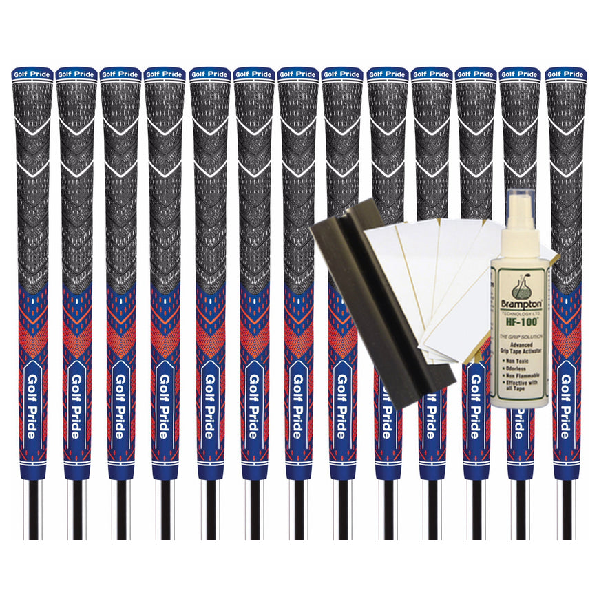 Golf Pride MCC Plus4 Teams Midsize Grip (Navy/Orange) - 13pcs +