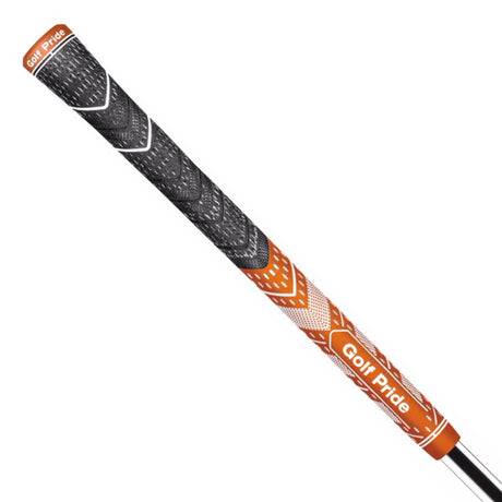 Golf Pride MCC Plus4 Teams Midsize Grip (Dark Orange/White) - 13pcs + Golf Grip Kit