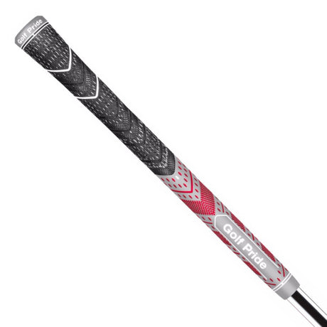 Golf Pride MCC TEAMS Plus4 Standard Grip (Grey/Red) - 13pcs + Golf Grip Kit