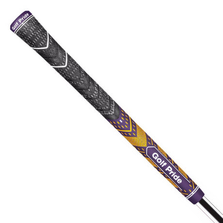 Golf Pride MCC Plus4 Teams Standard Grip (Purple/yellow) - 13pcs + Golf Grip Kit