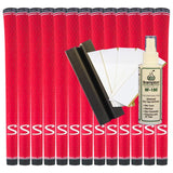 Super Stroke S-Tech Standard (Red) (13pcs + Golf Grip Kit)